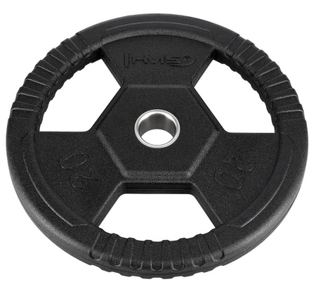 Talerze Olimpijskie Ogumowane Obciążenia Na Gryf Sztangę 2x20 kg HMS