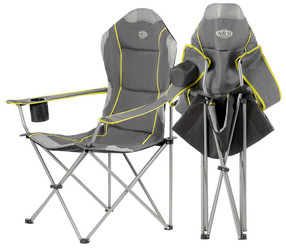 NILS Krzesło Plażowe Turystyczne Składane Kempingowe Ogrodowe + Pokrowiec