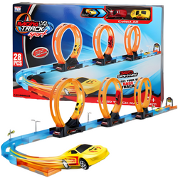 Tor Wyścigowy Samochodowy Pull Back Dla Dzieci 320 cm + 2 Samochody