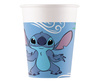 Naczynia Jednorazowe Talerzyki 20cm + Kubeczki 200ml 16 el. Stitch & Angel