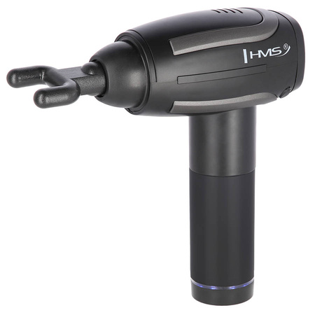 Pistolet Do Masażu Ciała Pleców Masażer Mięśni Massage Gun 6 Końcówek HMS