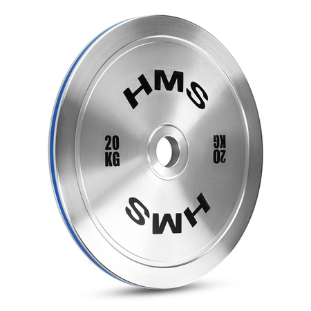 Talerz Obciążenie Olimpijskie Na Gryf Sztangę Chromowana Stal HMS 20 kg