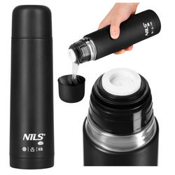 Termos Turystyczny Próżniowy Stalowy Butelka Termiczna Na Kawę 500 ml NILS