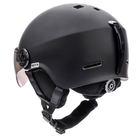 Kask Zimowy Narciarski Snowboardowy Z Szybką METEOR