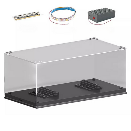 Klocki Konstrukcyjne Gablota Na Pojazd Auto Samochód Wyścigowy LED Mould King