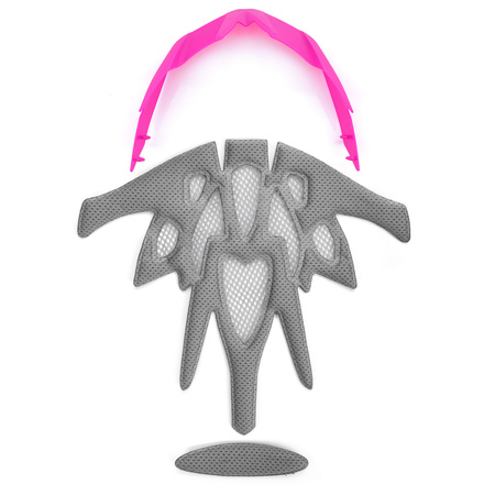 Kask Rowerowy Regulowany Szosowy Wentylowany Z Daszkiem + Ochraniacze METEOR