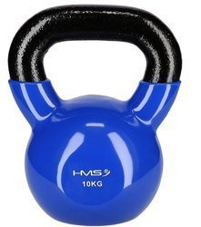 Kettlebell Hantla Żeliwna Pokryta Winylem Do Ćwiczeń Treningu Siłowego 10kg