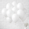 Balony Białe Klasyczne Pastelowe Na Komunię Ślub Wesele 10" GEMAR 100 szt.