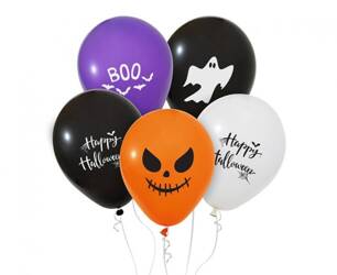 GODAN Lateksowe Ozdobne Balony Na Halloween 30 cm - 5 szt.