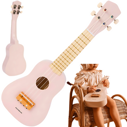 MAMABRUM Drewniana Gitara UKULELE Dla Dziecka 4 Struny