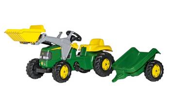 Rolly Toys Traktor John Deere Z Łyżką I Przyczepą