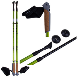 VIVO Rekreacyjne Kijki Kije Nordic Walking Regulowane 82-135 cm