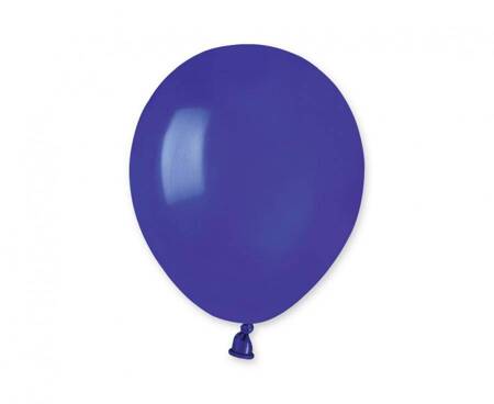 GEMAR Granatowe Klasyczne Pastelowe Balony Makaroniki 13 cm - 100 szt