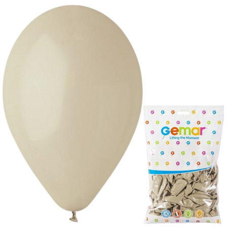 GEMAR Klasyczne Pastelowe Balony Lateksowe 10" - 100 szt.	