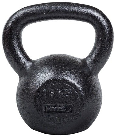 HMS Kettlebell Ciężarek Hantla Żeliwna Do Treningu Siłowego Ćwiczeń 16 kg