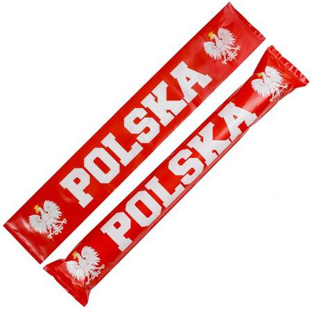 Klaskacze Pompowane Pałki Kibica Polski Biało-czerwone
