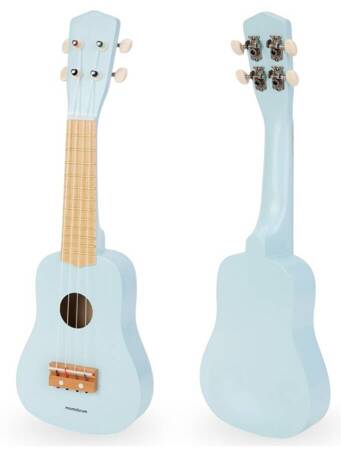 MAMABRUM Drewniana Gitara UKULELE Dla Dziecka 4 Struny