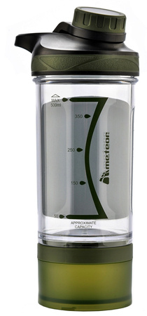 METEOR Bidon Shaker 3-częściowy Do Odżywek 500 ml