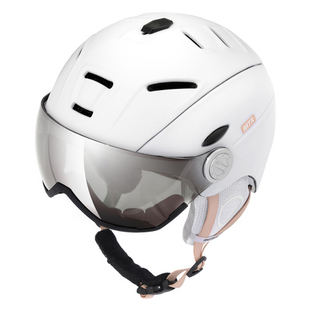 METEOR Kask Narciarski Z Szybą Snowboardowy Z Regulacją