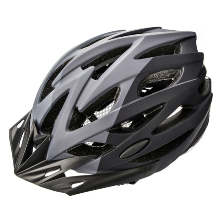 METEOR Kask Rowerowy Regulowany z Daszkiem
