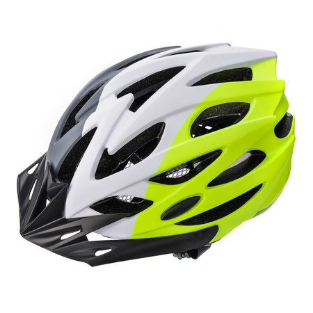 METEOR Kask Rowerowy Regulowany z Daszkiem