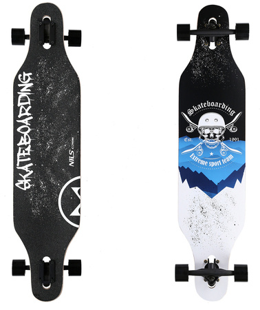 NILS Deskorolka Drewniana Longboard ABEC-7 85A