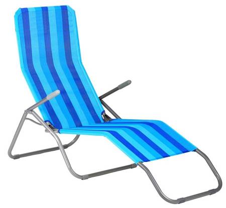 NILS Składany Leżak Ogrodowy Plażowy Fotel
