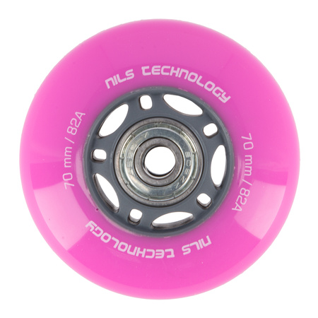 NILS Zestaw 4x Kółka 70 mm + 8 Łożysk ABEC-7